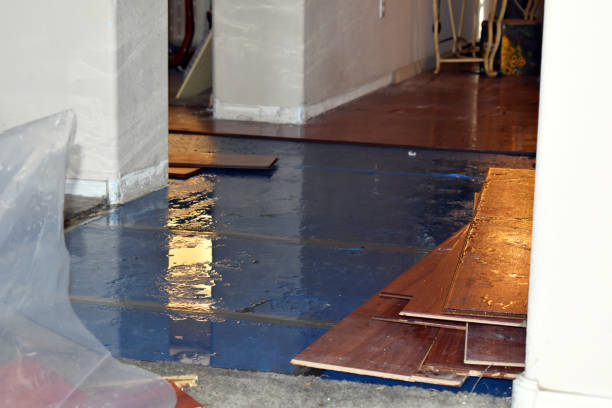 Professional Emergency Water Damage Restoration technician working in Kings Park, NY
